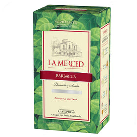 Kurupi La Merced Barbacua Yerba Mate dried leaves for hot or cold brews.