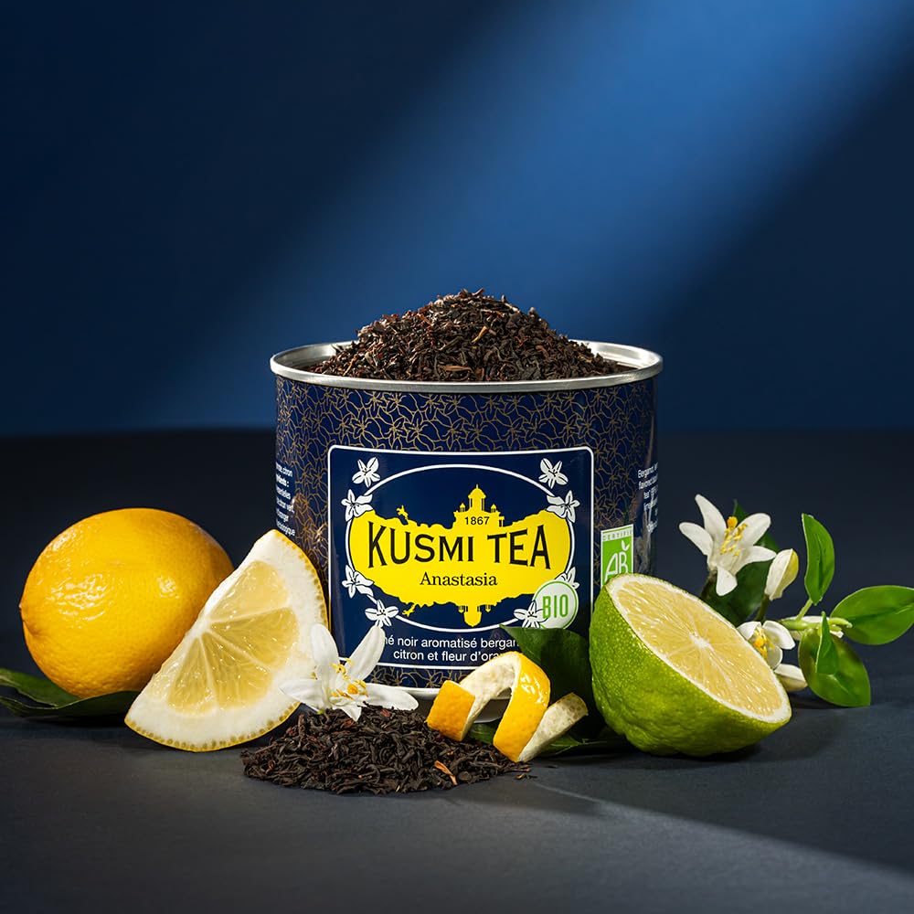 Kusmi Tea Anastasia lemon hint brightens every cup.