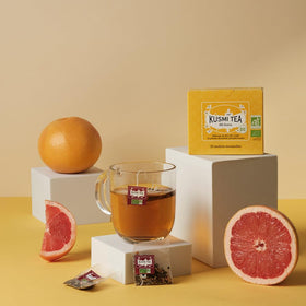 Kusmi Tea BB Detox organic-packaging-france image emphasizes eco-friendly packaging.