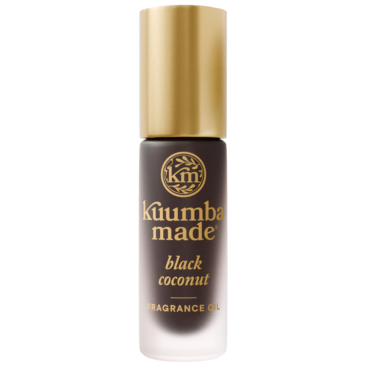 Kuumba Made Black Coconut Fragrance Oil bottle close-up showing lasting scent