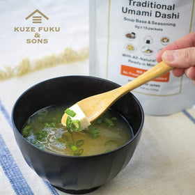 Kuze Fuku and Sons dashi bonito flakes close-up enhances umami-rich broths.