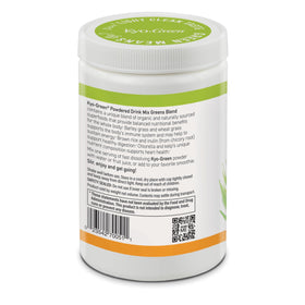 Kyolic Kyo-Green powder scoop ready for easy, customizable servings
