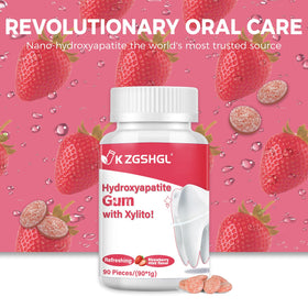 K ZGSHGL Hydroxyapatite Gum after meals for fresh breath.