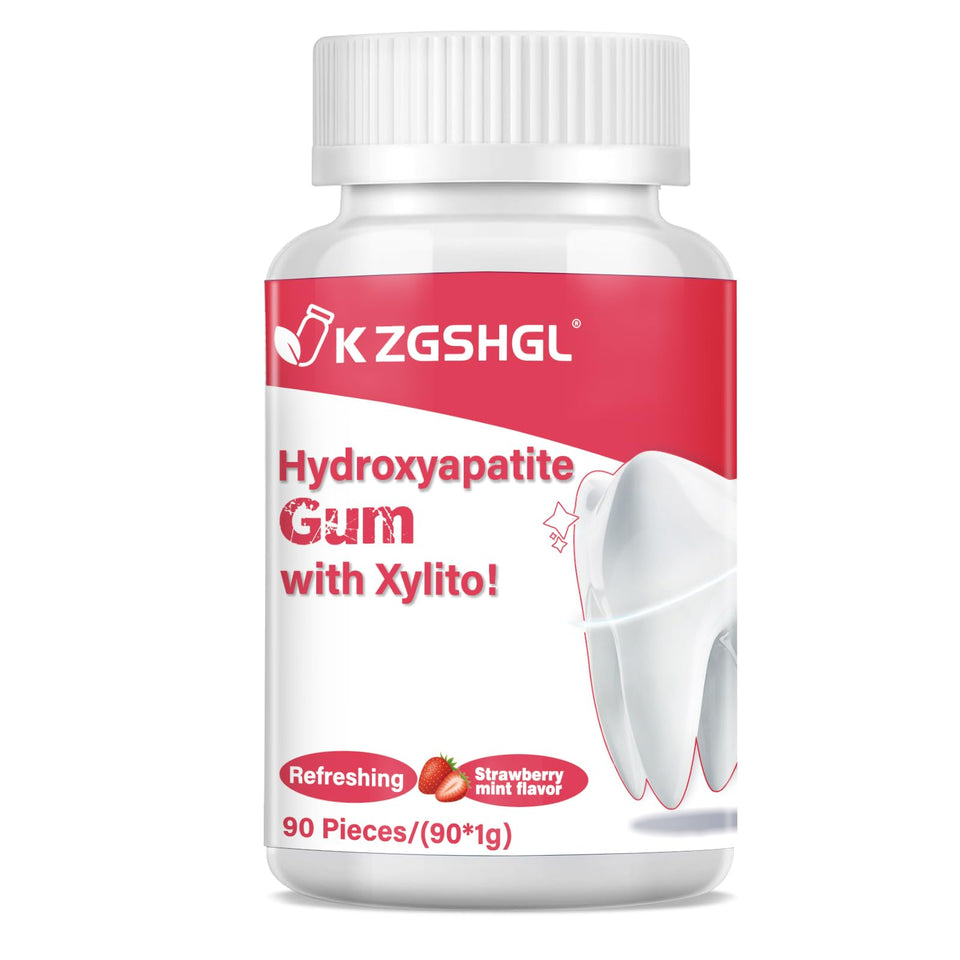 K ZGSHGL Hydroxyapatite Gum enamel-restoration supports stronger teeth.