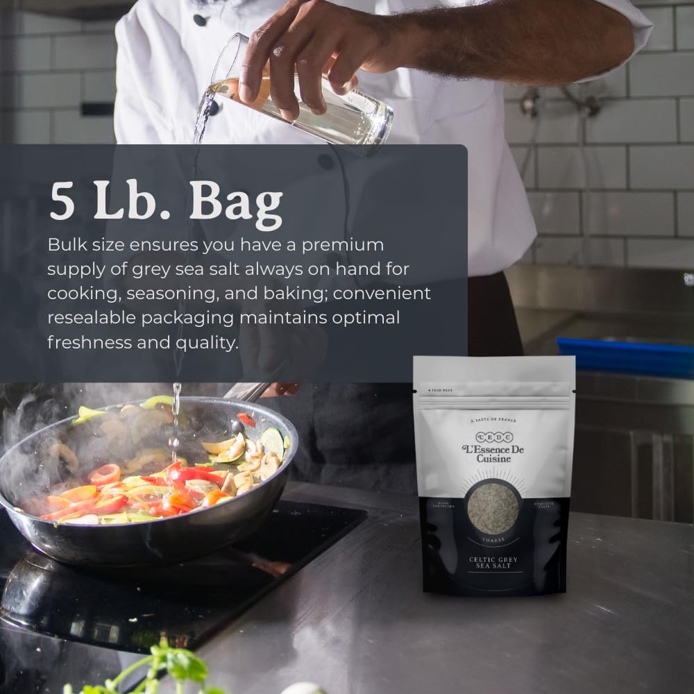 L'Essence De Cuisine grey sea salt brine-ready for soups and stocks
