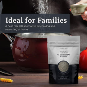L'Essence De Cuisine grey sea salt mineral profile, unrefined quality shines