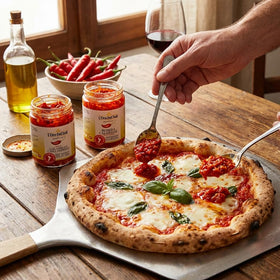 Calabrian peppers harvested in Calabria, showcasing authentic peppers.