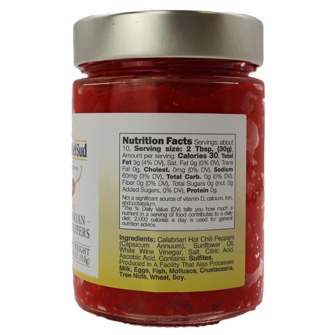 Close-up of smooth, seedless paste showing vibrant Calabrian peppers.