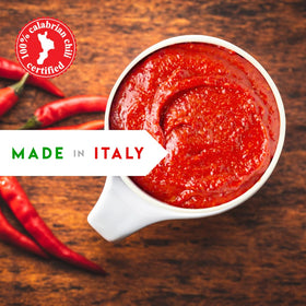 Pasta dish highlighted with L'Oro Del Sud paste for flavor depth.