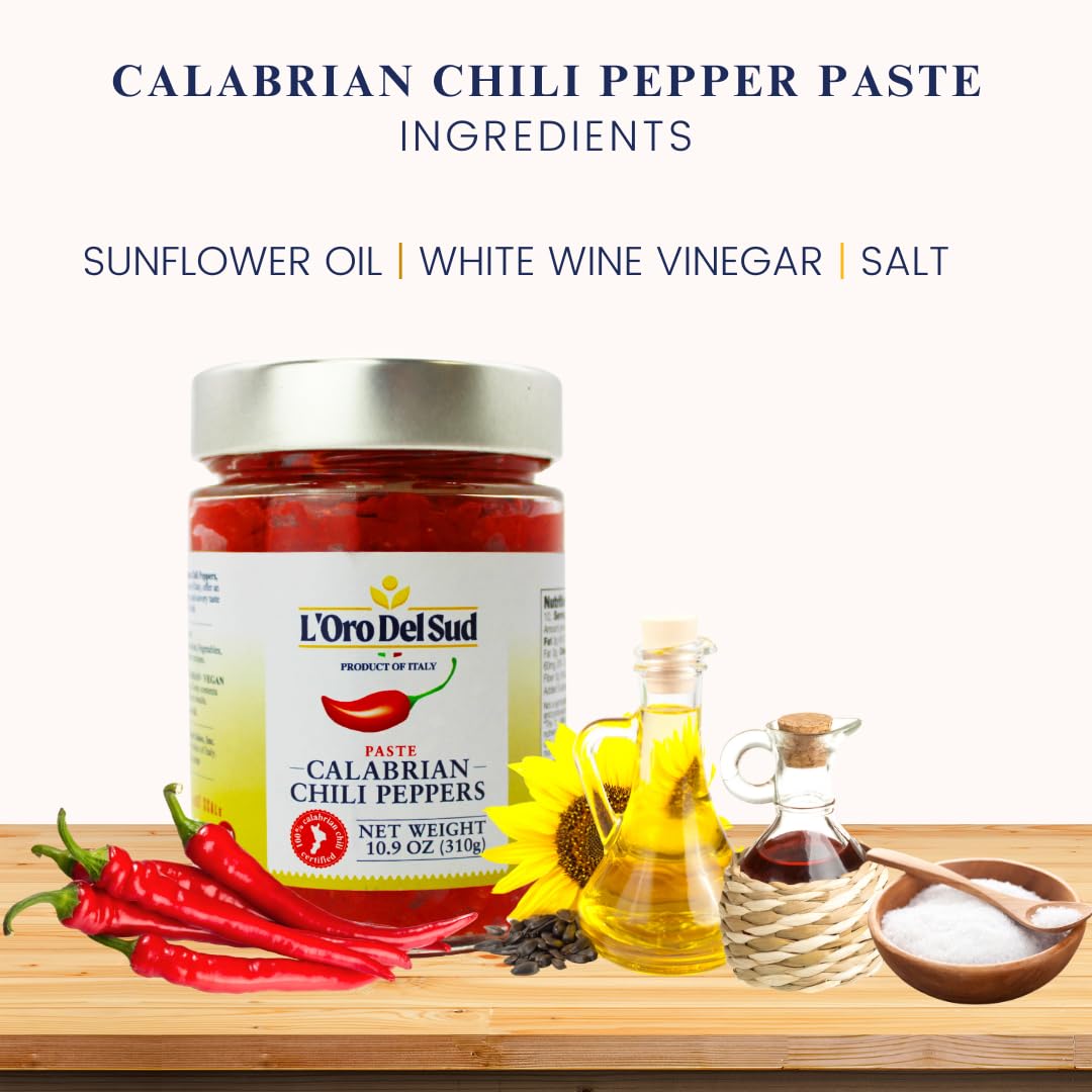 L'Oro Del Sud paste stirred into olive oil for quick pan sauces.