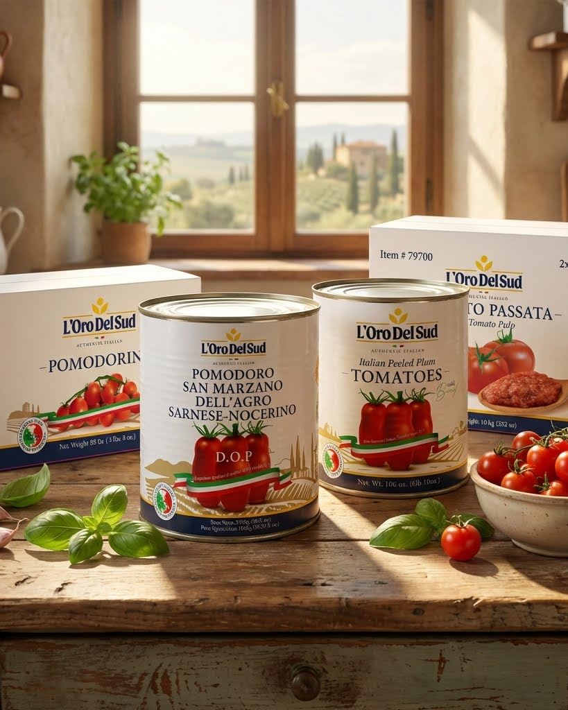 L'Oro Del Sud San Marzano DOP tomatoes in juice, ready to cook