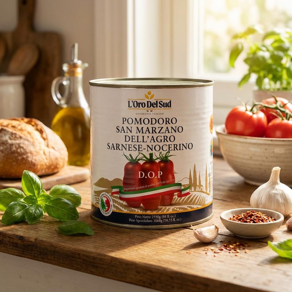L'Oro Del Sud San Marzano DOP tomatoes for gourmet cooking and sauces