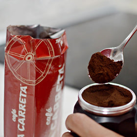 La Carreta Cuban coffee branding emphasizing Miami tradition since 1976