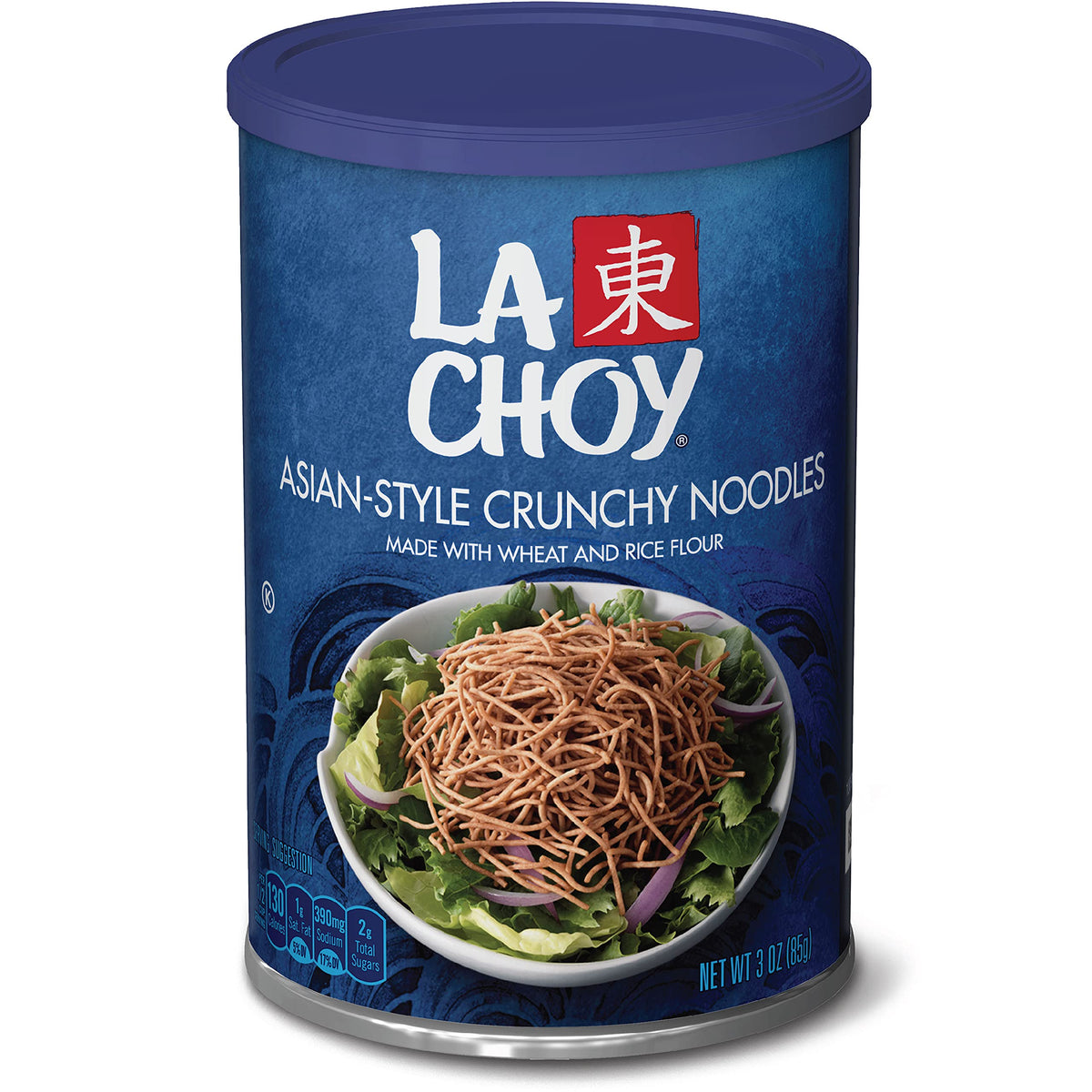 La Choy Asian Style Crunchy Noodles in a can add crispy texture to quick meals.