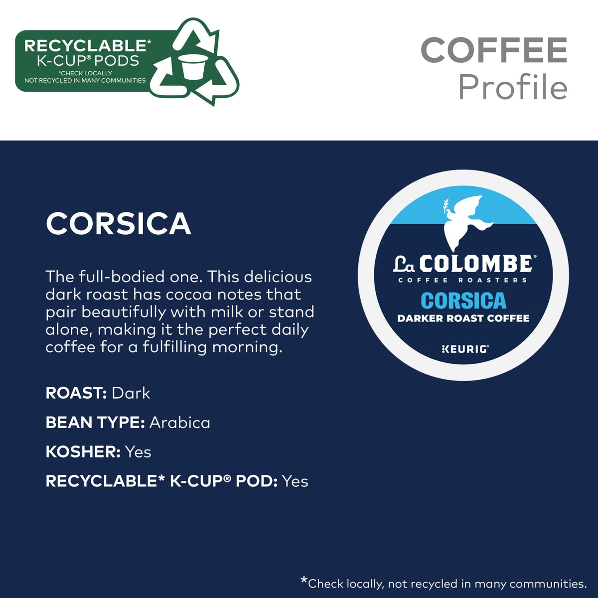 La Colombe Corsica pods brewing on a Keurig machine for fast mornings