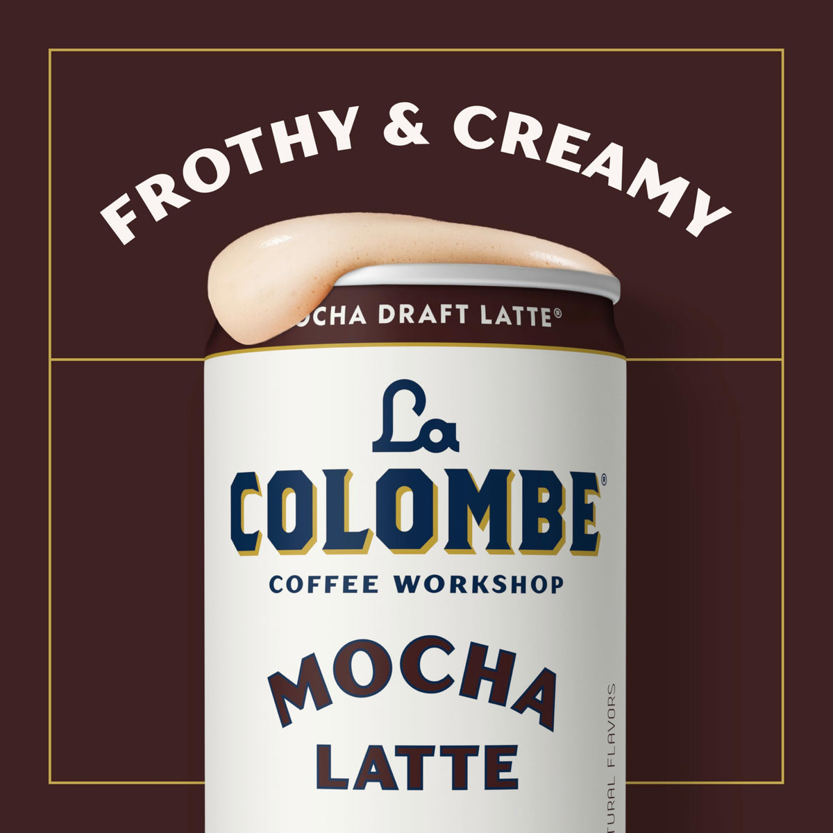La Colombe Draft Latte real dairy milk promises creamy mouthfeel in a convenient can.