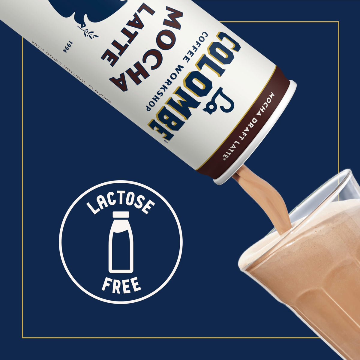 La Colombe Mocha Draft Latte can chilling for a quick refresh