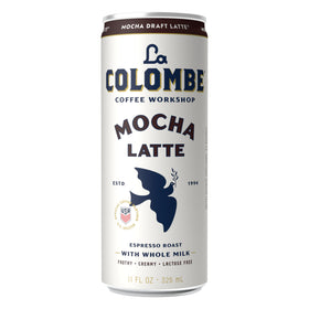 La Colombe Mocha Draft Latte can reveals 120 mg caffeine for alertness