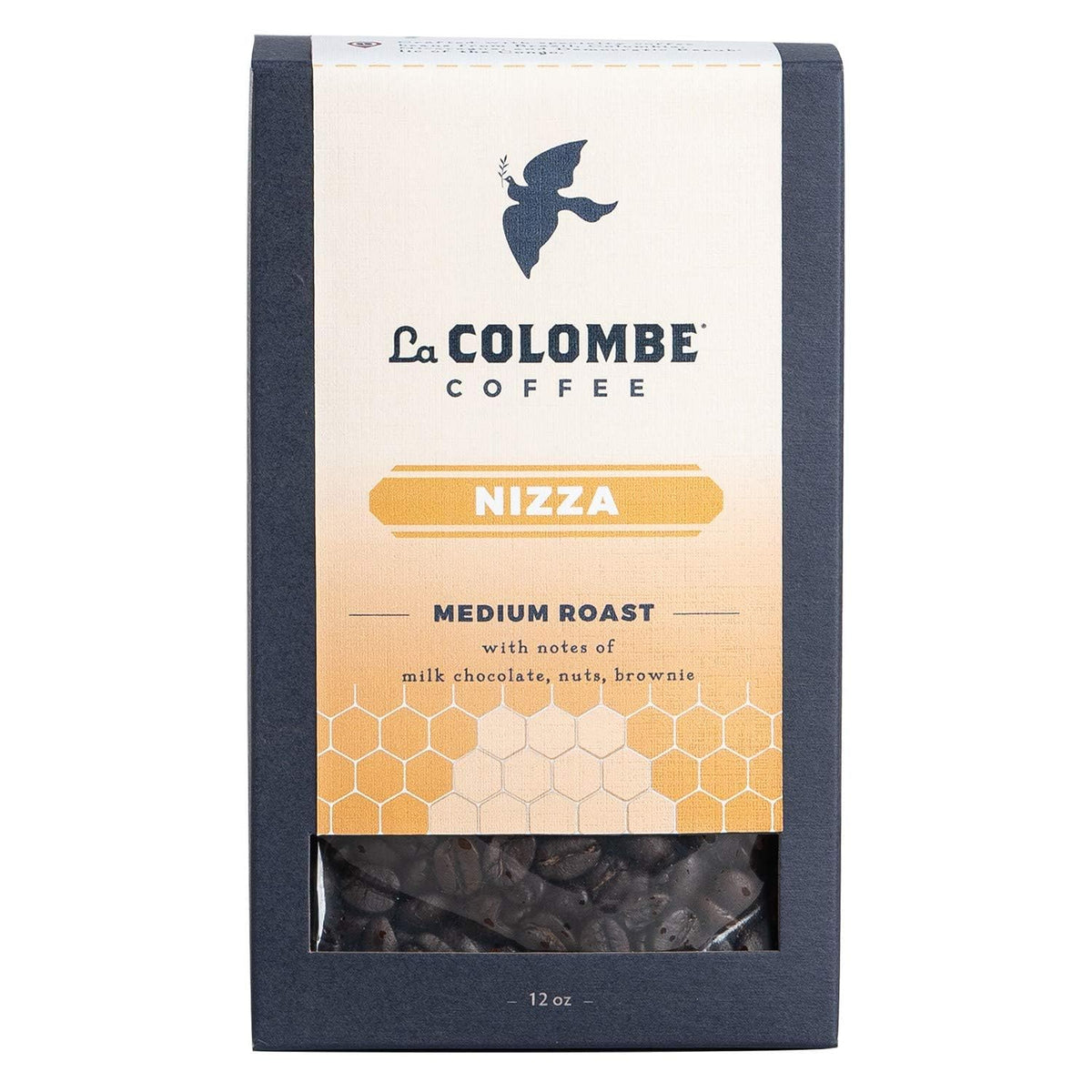 La Colombe Nizza four-pack bags front view, ideal for convenient home brewing.