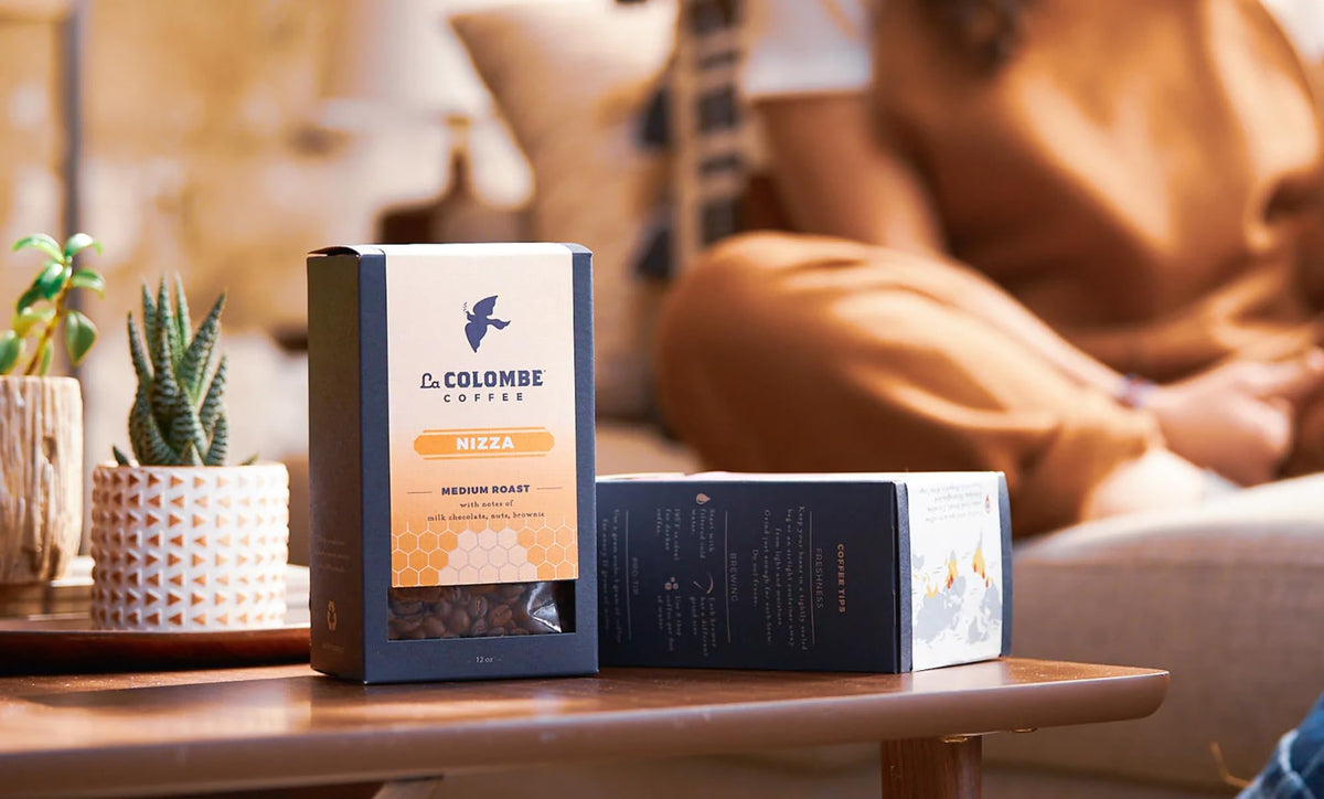 La Colombe Nizza honey-sweet roasted nuttiness elevates morning coffee rituals.