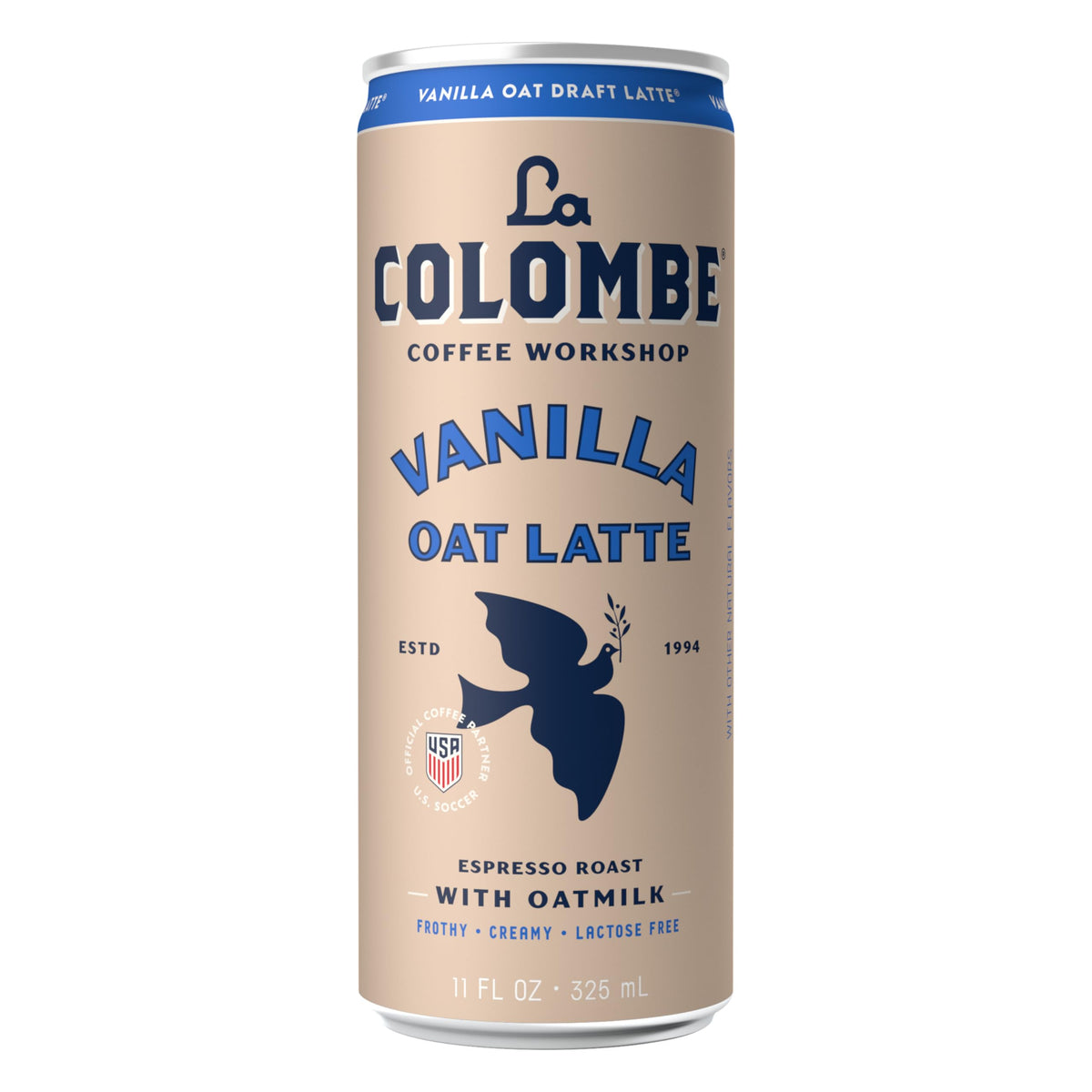 La Colombe vanilla splash illustrates inviting aroma and subtle sweetness.