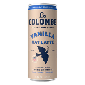La Colombe vanilla splash illustrates inviting aroma and subtle sweetness.