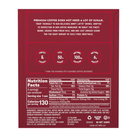 La Colombe Peppermint Mocha Draft Latte no artificial ingredients promise.