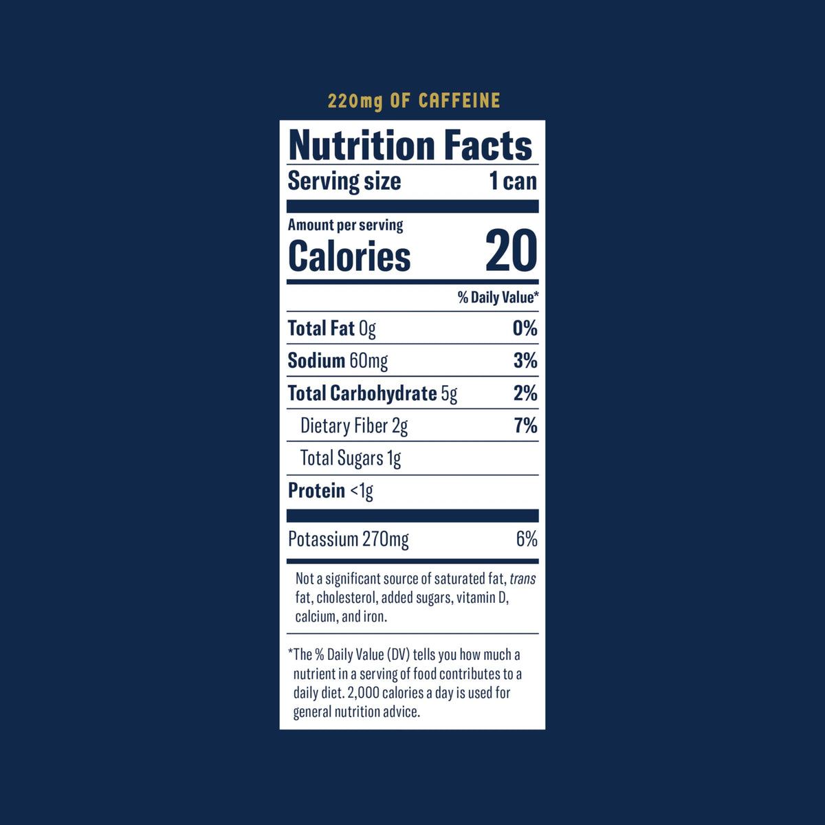 La Colombe unsweetened profile with natural flavor and balance.