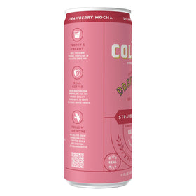 La Colombe Strawberry Mocha Draft Latte limited-time label, crave-worthy flavor