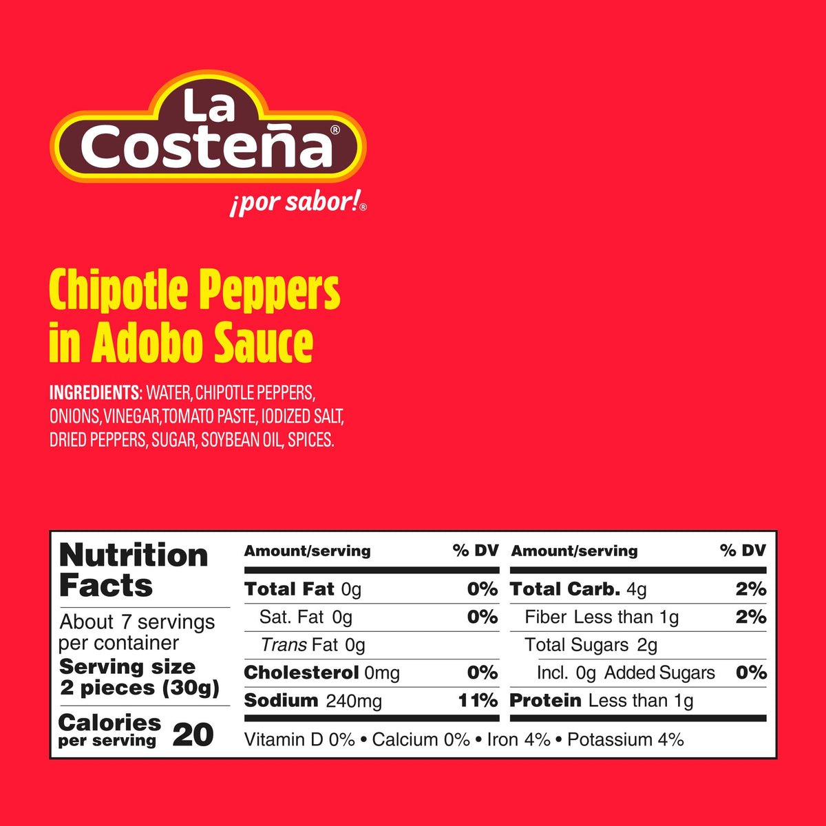 La Costeña jalapeno peppers jar adding crisp heat to dishes.