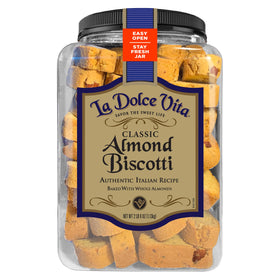 La Dolce Vita authentic Italian recipe captured in artisanal biscotti.