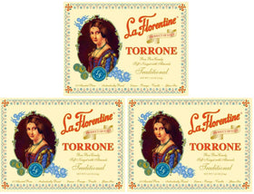 La Florentine Torrone Candy 18-piece pack, ideal for sharing.