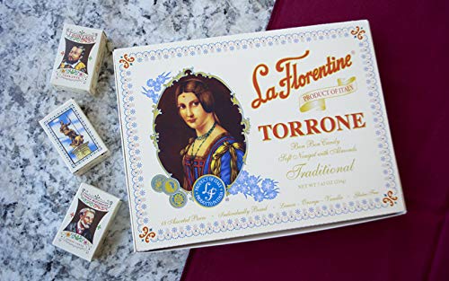 La Florentine Torrone Candy lemon flavor close-up, bright finish.