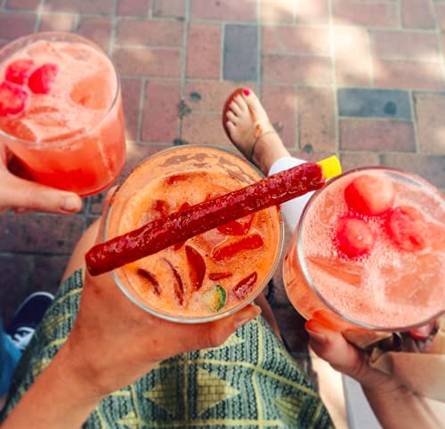 La Helada Banderilla smoothie-straws blend flavors easily