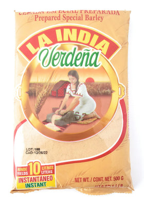 La India Verdena barley soup base suggesting a comforting, savory meal.