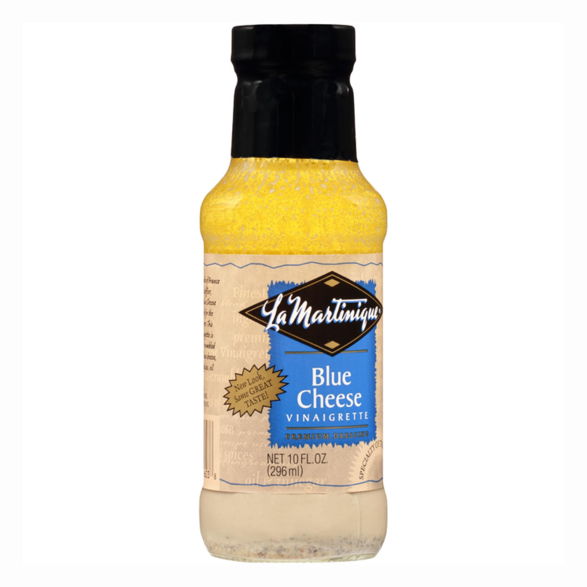La Martinique Blue Cheese Vinaigrette with chunky blue cheese crumbles adds texture to greens.