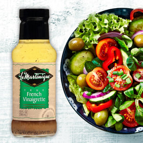LA MARTINIQUE vinaigrette doubles as a versatile marinade for meats and vegetables.