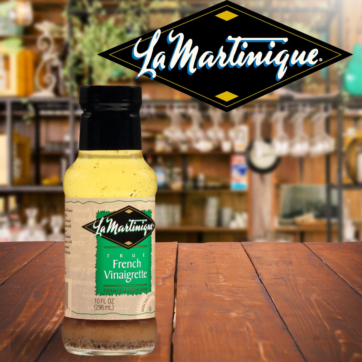 LA MARTINIQUE peppercorns highlight bold, peppery notes in this vinaigrette.