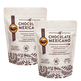 La Monarca Bakery Mexican Hot Chocolate two-pack front view, ideal for cozy mornings.