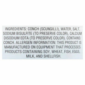 La Monica wild-caught scungilli adds premium seafood flavor to dishes.
