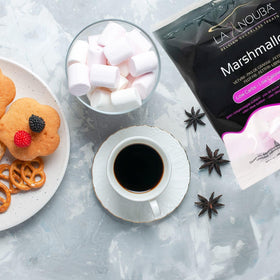 La Nouba Sugar Free Marshmallows great for baking, toppings and dessert ideas.