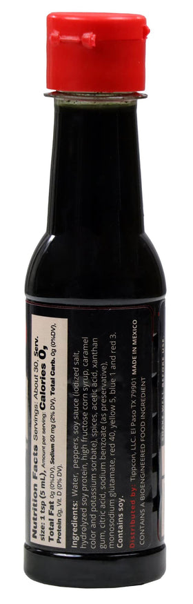 La Perrona negra bottle provides deep, rich heat for bold meals
