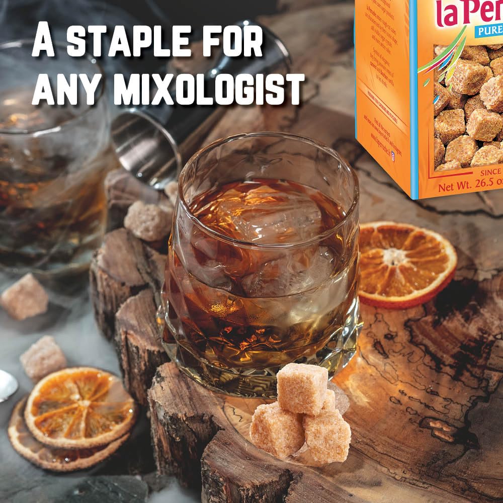 La Perruche amber aroma cubes add fragrance and sweetness to drinks.