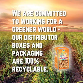 La Perruche packaging uses recyclable materials for greener sugar upgrades.