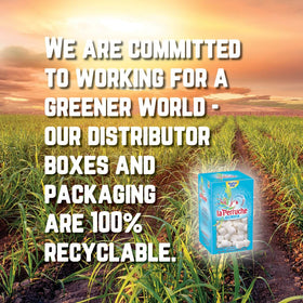 La Perruche packaging uses recyclable materials for sustainability.