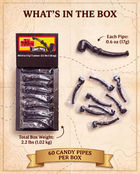 La Pipette Salted Licorice Pipes chewy texture, a satisfying treat.