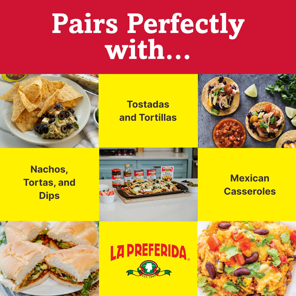 La Preferida Organic Refried Beans warm-ready can for quick weeknight meals