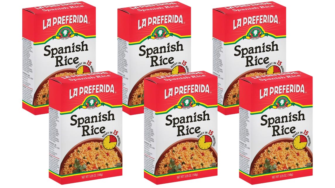 La Preferida boxed Spanish rice ready in 15 minutes, a quick weeknight side.