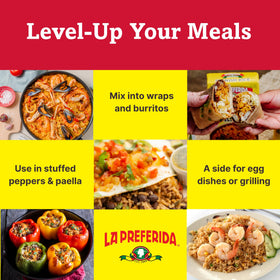 La Preferida boxed rice six-pack for easy weeknight planning.