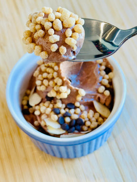 La Purita Quinoa Pops in salad for extra crunch.